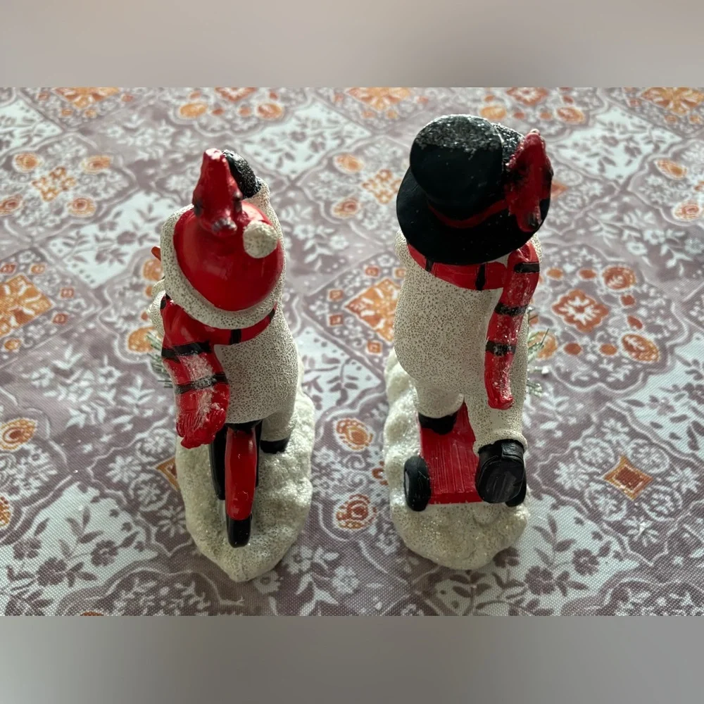 iStatue Snowmen on Bike Christmas Collection Figurines New in Original Package
